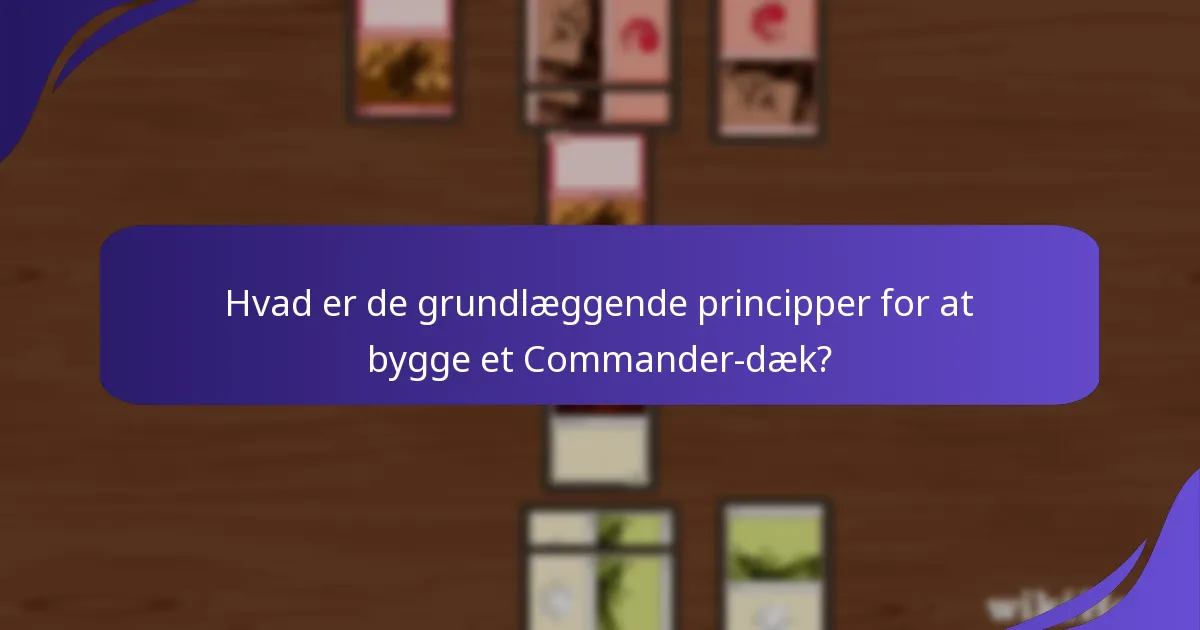 Hvilke kommandører er i øjeblikket populære og effektive?