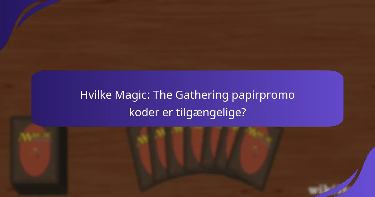 Hvilke korttyper er berettiget til promo koder?
