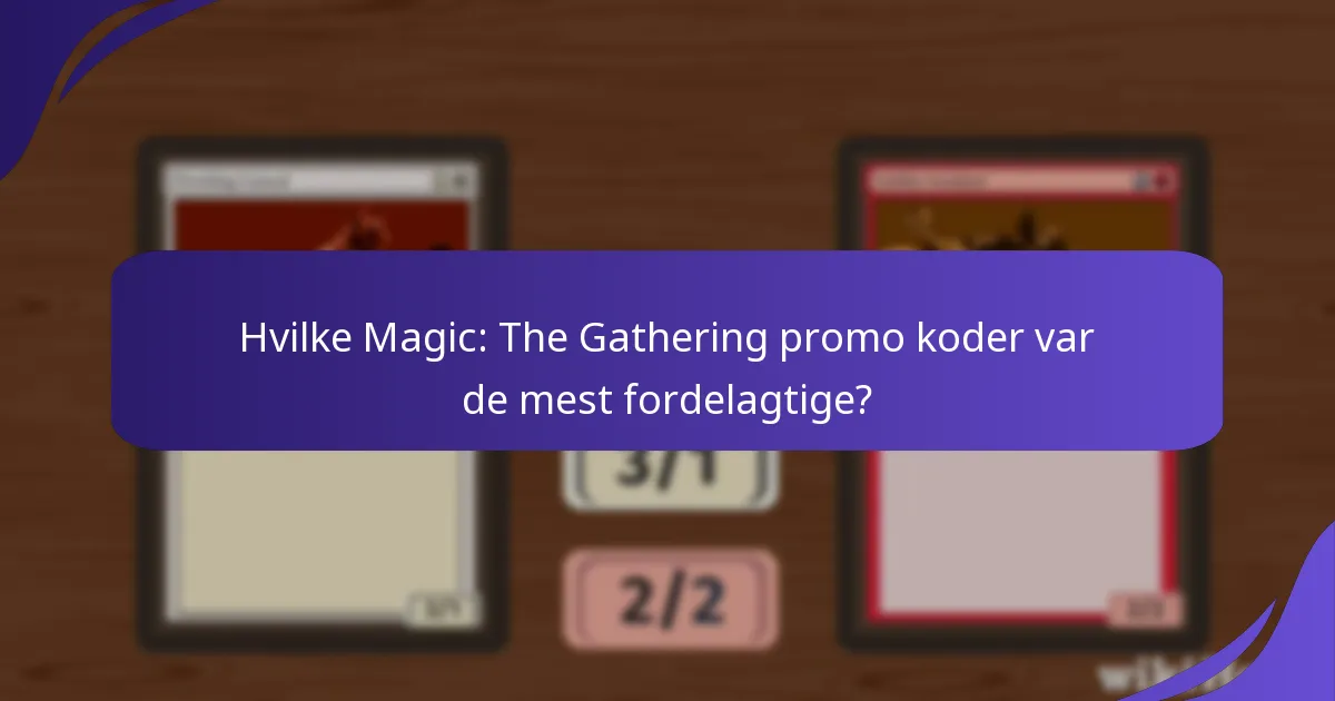 Hvilken indvirkning har promo koder haft på gameplay?
