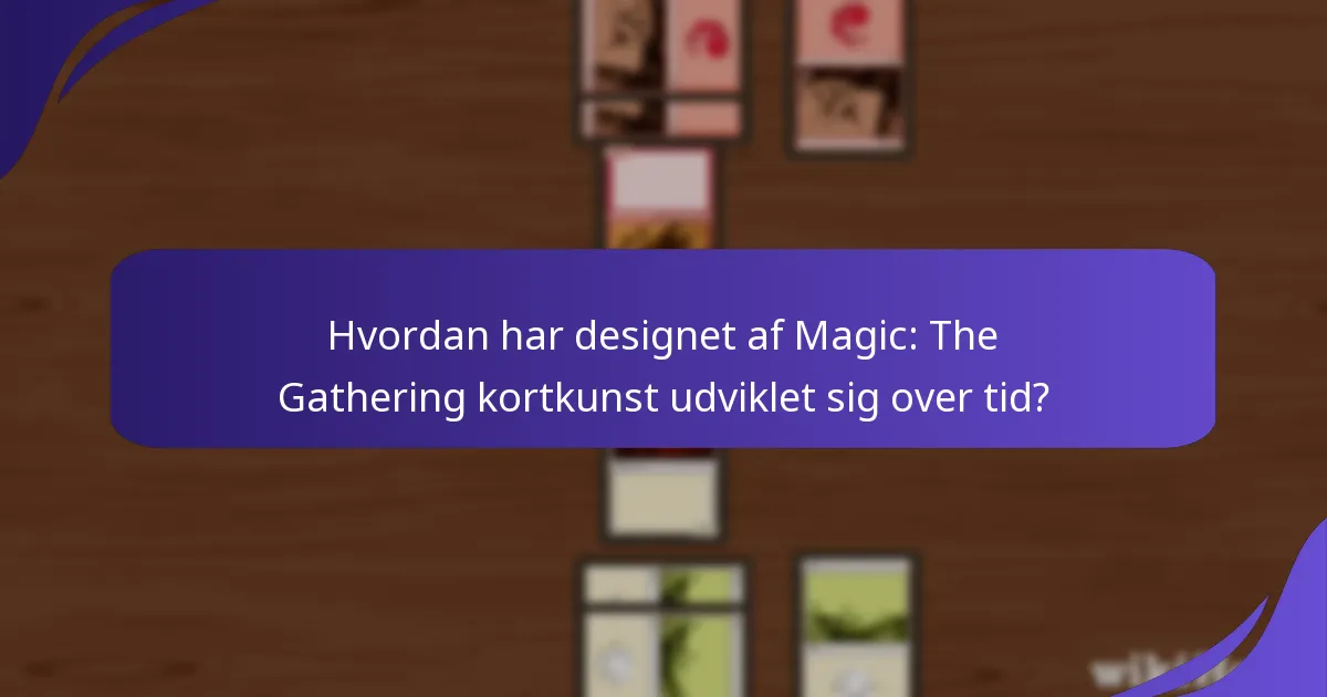 Hvad er de almindelige temaer i Magic: The Gathering kortkunst?